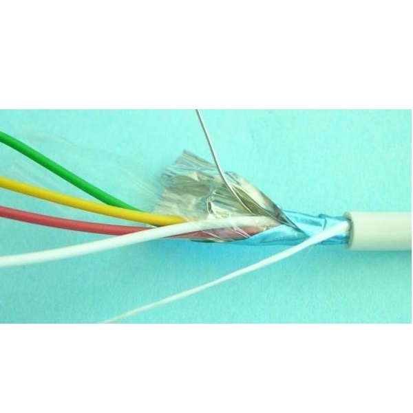 Kabel pro EZS VEZ 4X0.5 drát, stíněný